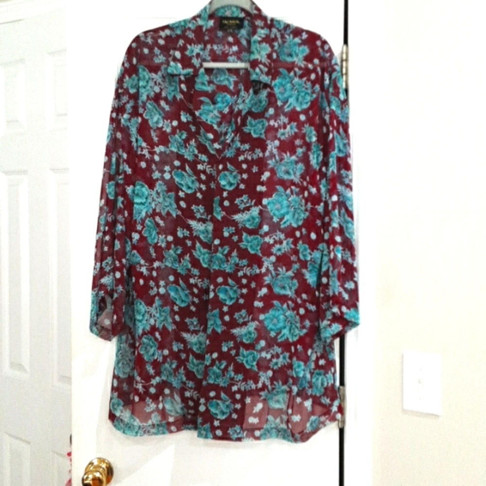 BLUES LOVERS COLLECTIBLE TAJ MAHAL  Designer NWOT shirt by Dawn Perryman. (MUSIC
